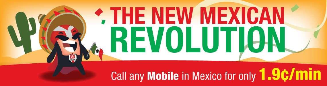 Call any Mobile in MEXICO for only 1.9¢/min