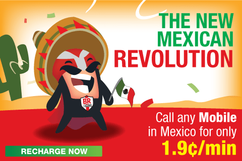 Call any Mobile in MEXICO for only 1.9¢/min