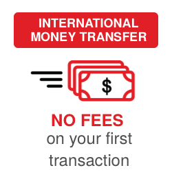 Money Transfer: No Fees on your first transaction