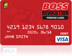 Upgrade to a Personalized Reloadable Boss RevolutionSM Prepaid Visa® Card